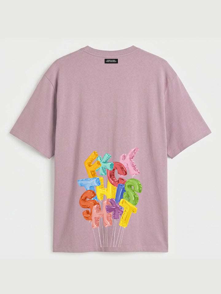 F*ck | Oversized T-Shirt | Back Print – UselessTreasures